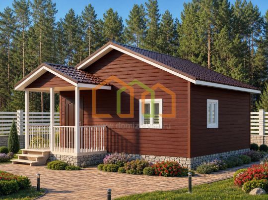 Каркасный садовый домик Вяз-1